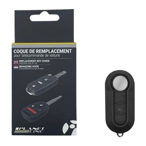 CLÉ COQUE PERSONNALISABLE POUR FIAT 3 BOUTONS CLÉ DIVISITIVE (1/4)