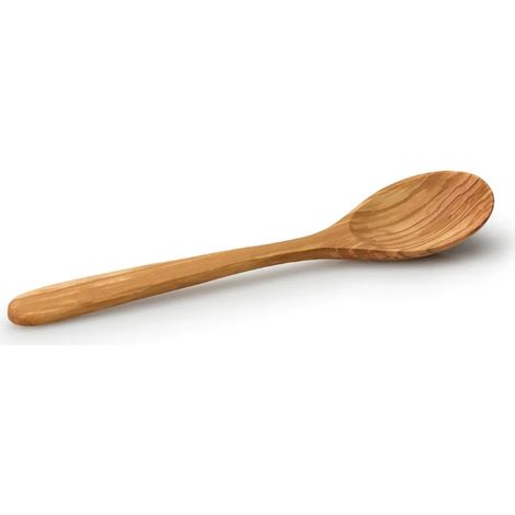 Cuillère Continenta, cuillère de cuisine, cuillère à remuer, ustensile de cuisine, accessoire de cuisine, bois d'olivier, L 35 cm, 4945 (1/4)
