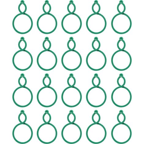 20 Pièces Grand Clips de Fixation pour Plantes Support en Croix Cintre Jardin Serre Accessoires-KZQ
