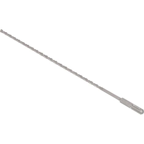 KOTARBAU® Kotarbau® Foret Beton Sds Plus 6x400mm - Meche Beton avec Pointe en Carbure Foret Béton - Foret Perforateur - Foret Hélicoïdal Pour Pierre Kvs - en Acier 40Cr - Argent (1/5)