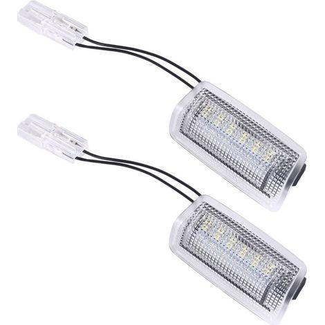2 PièCes pour Land Cruiser 200 SéRie 150 Prado MK4 J150 ES240 IS250 LED Ampoule de Porte Courtoisie Blanc (1/4)