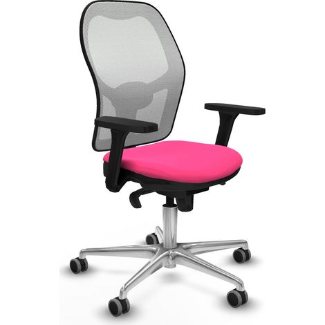 Bürostuhl piqueras y crespo Jorquera rosa Kunstleder Mesh