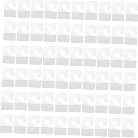 350 pièces de languettes de suspension transparentes auto (1/5)
