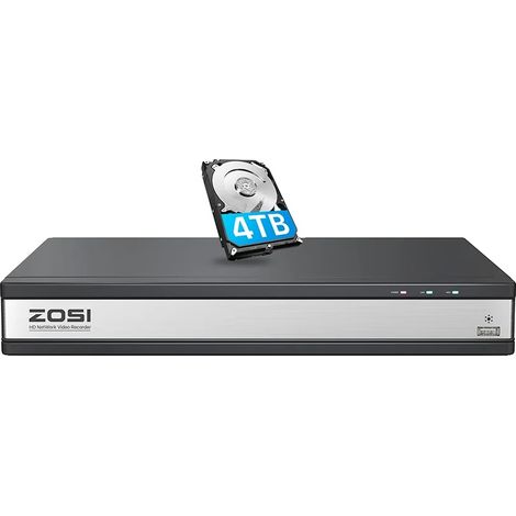 Grabador de vídeo de vigilancia en red 4K 4T de 16 canales (1/5)