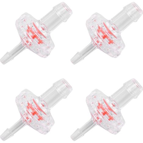10 clapets anti-retour, unidirectionnels, en plastique PP, raccord pour tuyau, rétention d'eau, diamètre de membrane variable, de 7 à 3 (1/5)