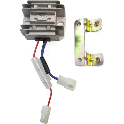 Regulador de voltaje, arranque eléctrico de 8 A, protección contra cortocircuitos de 10 A, hierro de alta resistencia, para generadores 178/186/188F (1/5)