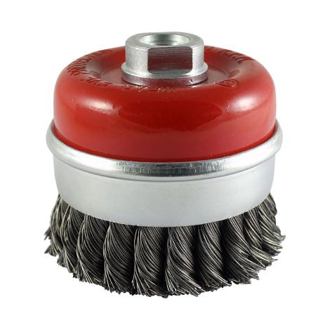 TIMCO Angle Grinder Cup Brush Twisted Knot Steel Wire - 100mm