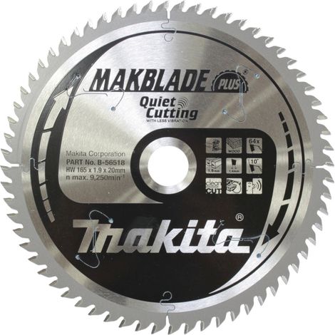 Makita MAKBLADE+ Sägeblatt 165x20x64Z (1/5)