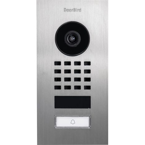 DoorBird D1101V Unterputz  IP-Video-Türsprechanlage WLAN, LAN Außeneinheit  Edelstahl V4A (gebürstet