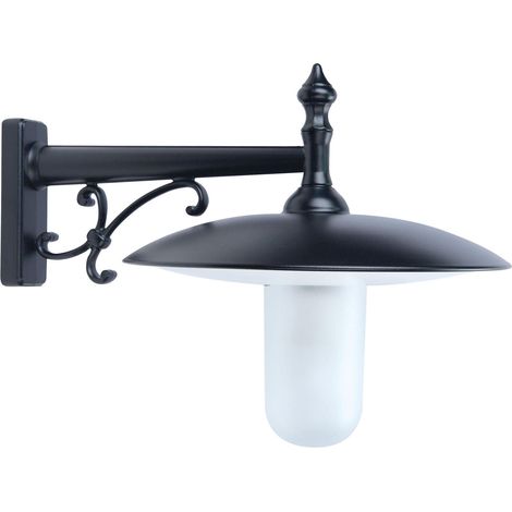 TOSCANE Applique Mur Ext. IP44 IK02 noir E27 57W max. Lpe non incl. ARIC 4070