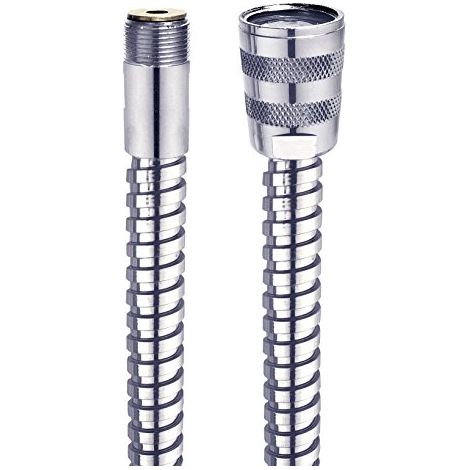Cornat AE70101, Flessibile per manopola doccia M15/1 x 1/2 x 125 cm, cromato (1/2)