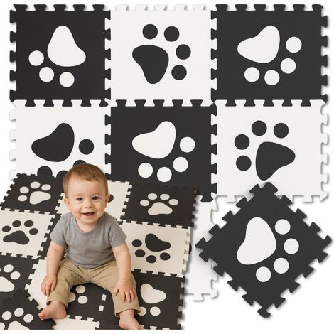 ALFOMBRA DE ROMPECABEZAS DE ESPUMA EDUCATIVA EVA 90 x 90 GROSOR PARA NIÑOS SUAVE (1/5)