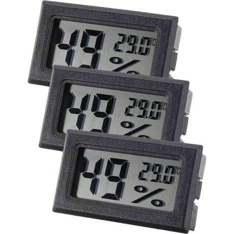 Integriertes digitales Thermometer und Hygrometer, Mini-Elektronikgerät für Tiergehege. Präzise und kompakt. (1/4)