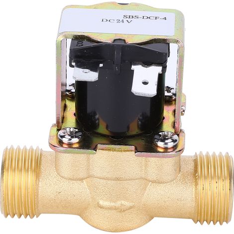 Électrovanne en laiton 1/2 pouce 24V CC pour chauffe-eau solaire - Accessoire industriel à commande électromagnétique (1/5)