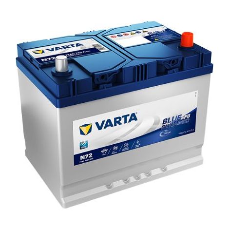 Batterie Varta Blue Dynamic EFB N72 12v 72ah 760A 572 501 076
