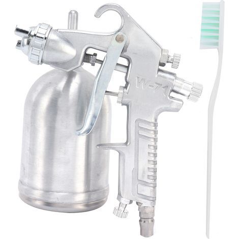 Pistolet de pulvérisation de peinture, pulvérisateur à Pot supérieur, alimentation par gravité, outil pneumatique à Air pour usage domestique (1/5)