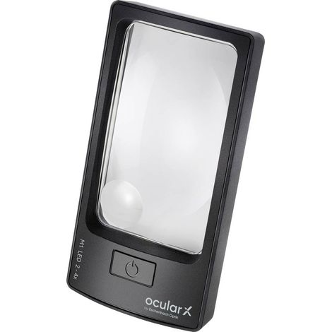 Eschenbach XM0101 ocularX M1 Lente d'ingrandimento portatile Ingrandimenti: 2 x Lente: (L x L) 114 mm x 70 mm