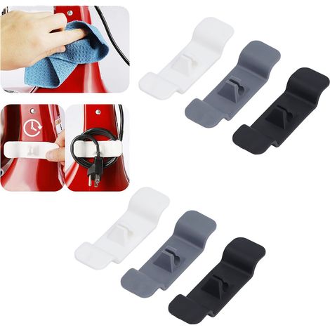 Organizador de cables de silicona – juego de 6 – Accesorio multifuncional para cafeteras y electrodomésticos de cocina (1/5)