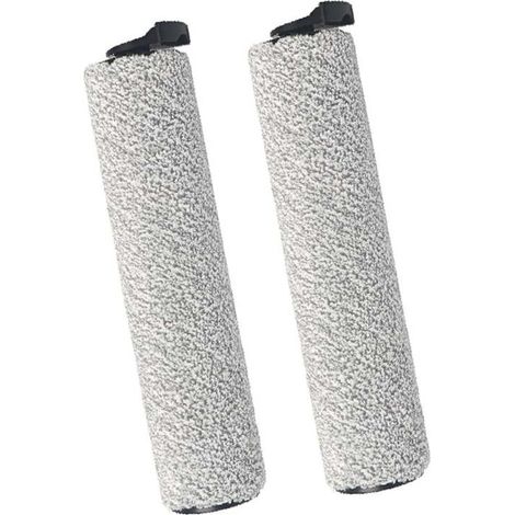 Beyamis Brosse de rechange pour Tineco iFloor 2 – lot de 2, rouleau fibre haute qualité, nettoie saletés tenaces/poils (1/5)