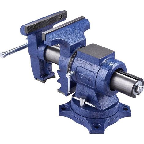 Étau d'établi polyvalent en fonte ductile - Largeur mâchoire 165 mm - Ouverture maximale 125 mm (1/5)