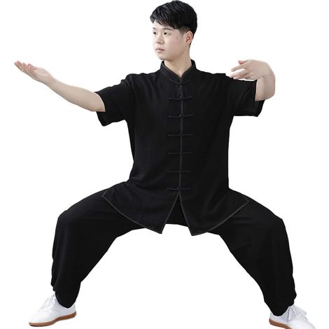 Arts Martiaux Costume  Unisexe Kung Fu et Tai Chi Vêtements  Coupe Décontractée à la Maison (1/5)