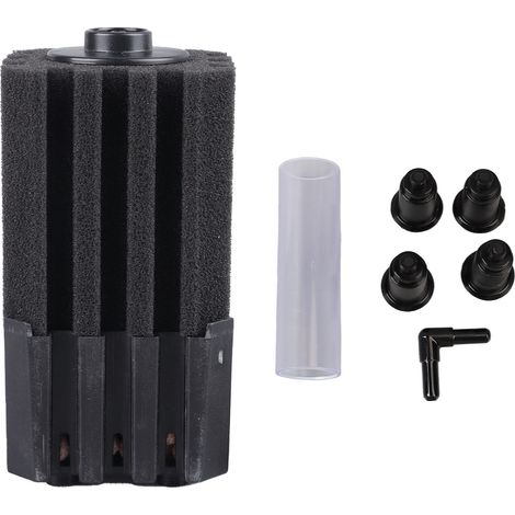 Filtro de esponja silencioso para acuario: material de alta calidad, ideal para acuarios de hasta 350 litros. (1/5)