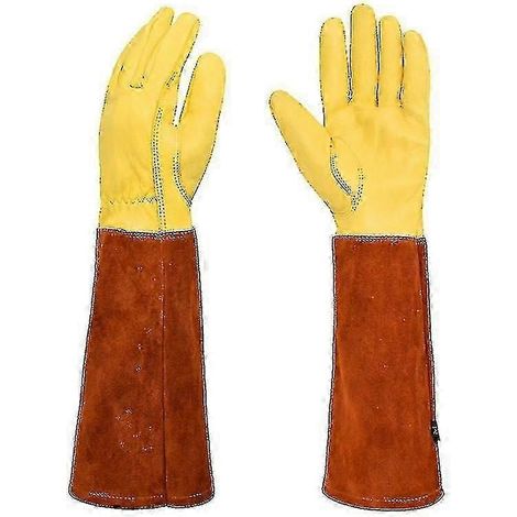Gartenhandschuhe, Kaktushandschuhe, dornensicher, Pflanzhandschuhe, langärmelig, Gartenhandschuhe, Geschenke für Gärtner, syx (1/5)