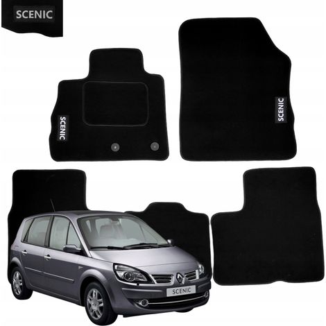 Alfombrillas de terciopelo para limpiaparabrisas de coche Renault Scenic II 2003-2009 HAFT B