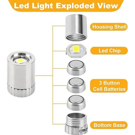 Mini LED Battery Operated Mini LED Lights Warm White for DIY (1/4)