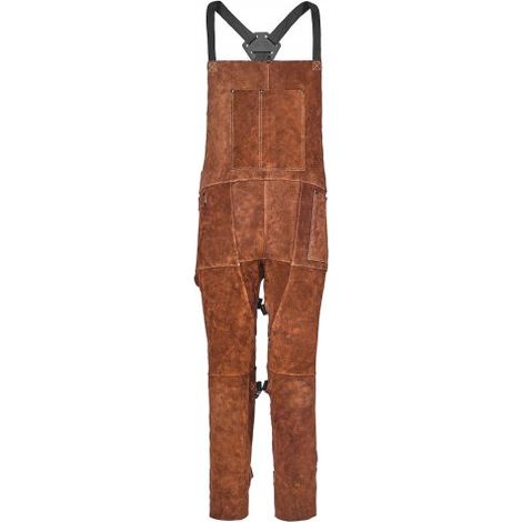 Tablier de Soudage Jambe Fendue Pantalon de Soudage Cuir de (1/5)