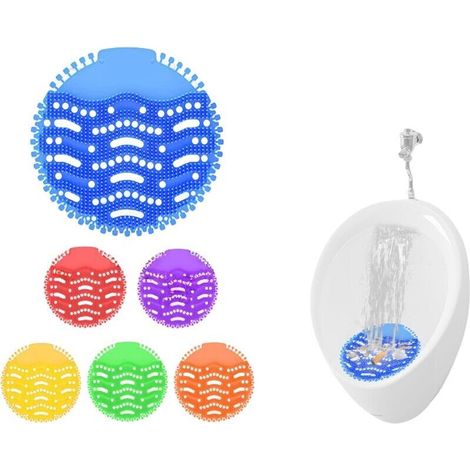 12-teiliger Urinalfilter, Urinal-Deodorant, duftender Urinalfilter, Deodorant und Spritzschutz