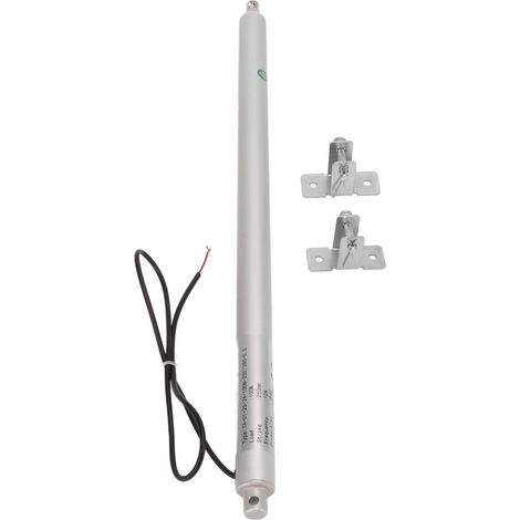 Vérin électrique linéaire 250mm course, actionneur miniature type stylo 24V DC avec interrupteur de fin de course intégré, moteur silencieux pour usage domestique. (1/5)