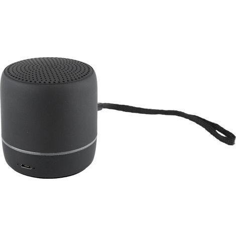 Enceinte Bluetooth 5.0 Wireless Clone Mini Bass, batterie 500 mAh, dimensions : 15,2 x 15,2 x 15,2 cm, microphone antibruit, son HiFi, éclairage coloré, câble USB-C inclus (1/5)
