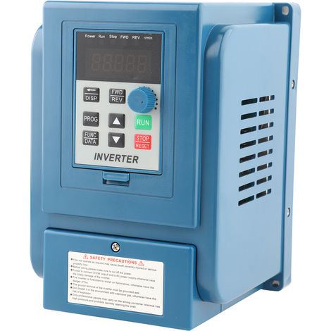 1 variateur de fréquence 380 V CA 3 A pour moteur triphasé à courant alternatif de 0,75 kW (1/5)
