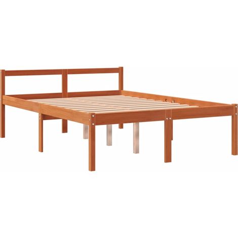 vidaXL Lit pour personne âgée sans matelas 120x190 cm bois pin massif (1/5)