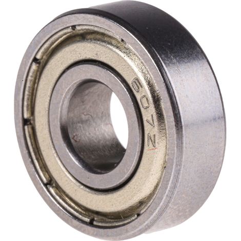 Roulement à billes blindé rigide, ø int. 7mm, ø ext. 19mm, larg. 6mm ( Prix pour 1 )