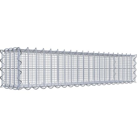 Gabiondeco - Gabion à mailles très fines pour gravillon 100 cm x 20 cm x 20 cm (L x H x P). maille 5 x 10 cm. spirale - Made in Germany (1/3)