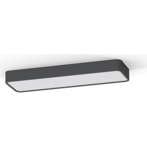 Plafonnier LED Nowodvorski Soft 7526 alu graphite/blanc (1/4)