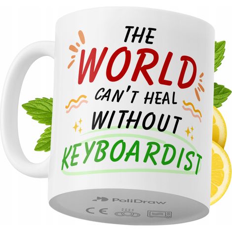 Lustige Kaffeetasse für Keyboarder mit witzigem Textdesign – ideal für Geburtstage, Namenstage, Feiertage und besondere Anlässe. Hochwertige Tasse für Zuhause, Büro und Arbeit. Farbe: Weiß, 330 ml.