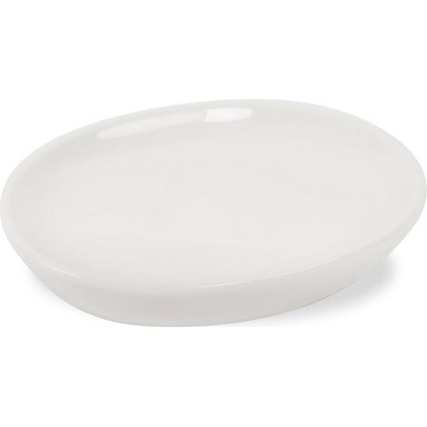 Metaform - Porta sapone da appoggio Bianco in Ceramica Mod. Sophie
