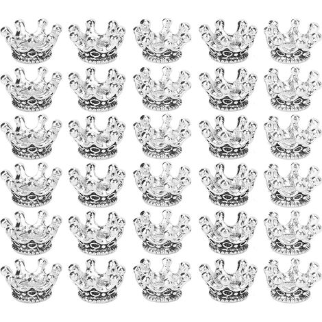 Perles à barbe en alliage mode 30 pièces, accessoires DIY tressage cheveux, bijoux fantaisie tendance, lot de 30 perles décoratives. (1/5)
