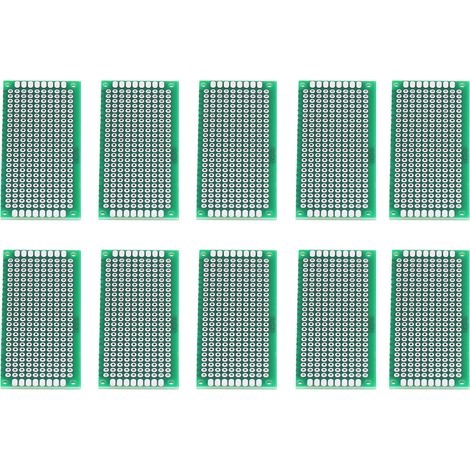 10-teiliges DIY-Prototypenplatinen-Set, universelle doppelseitige Platinen für Ingenieure und Techniker, 3 cm x 7 cm (1/5)