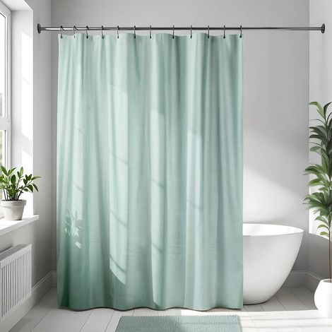 Tenda da doccia in microfibra 180x200cm - verde eucalipto - Tendance