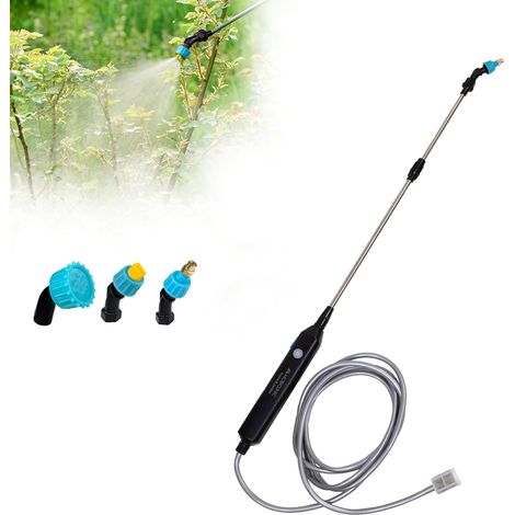 Pulvérisateur Électrique, 3M, 4 Buses, 2 Réglages de Puissance, Autonomie de 2 à 3 h, Lance Extensible 60-85 cm, USB, Poignée Ergonomique, Irrigation et Nettoyage, Profumig (1/5)