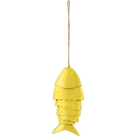 Carillon éolien en forme de poisson, décoration de poisson, carillon éolien vintage sur le thème de l'océan, décoration extérieure en forme de carpe, décoration de jardin B (1/5)