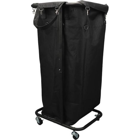 Panier à Linge 100L, Corbeille a Linge avec Sac Amovible, Panier Rangement, Bac a Linge Sale pour Chambre, Salle de Bain, Buanderie, Noir (1/4)