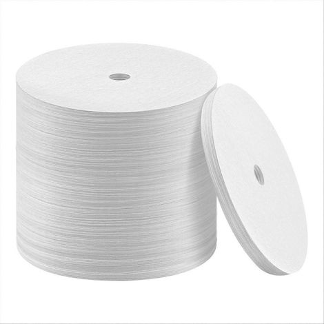 500 pièces count percolator café filters filtre à café disc blanc (1/5)