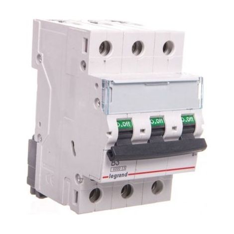 Interruttore automatico Legrand S303 TX3 3 poli 3A 6kA