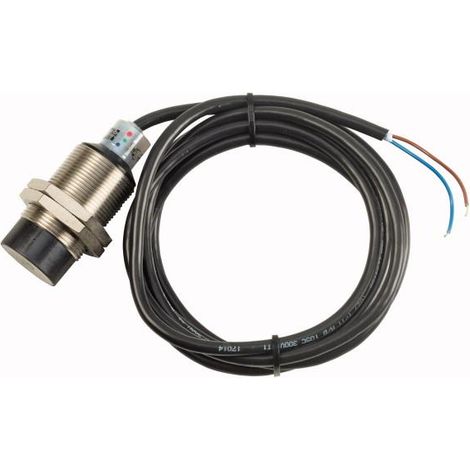 Détecteur de proximité inductif 1 s Sn 15mm 2L 40-250VAC 20-250VDC M30 métal câble 2m EATON E57SAL30A2E