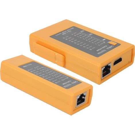 Testeur de câbles réseau, détecteur de lignes, éléments de contrôle industriels multifonctions pour RJ45 + HDMI (1/5)